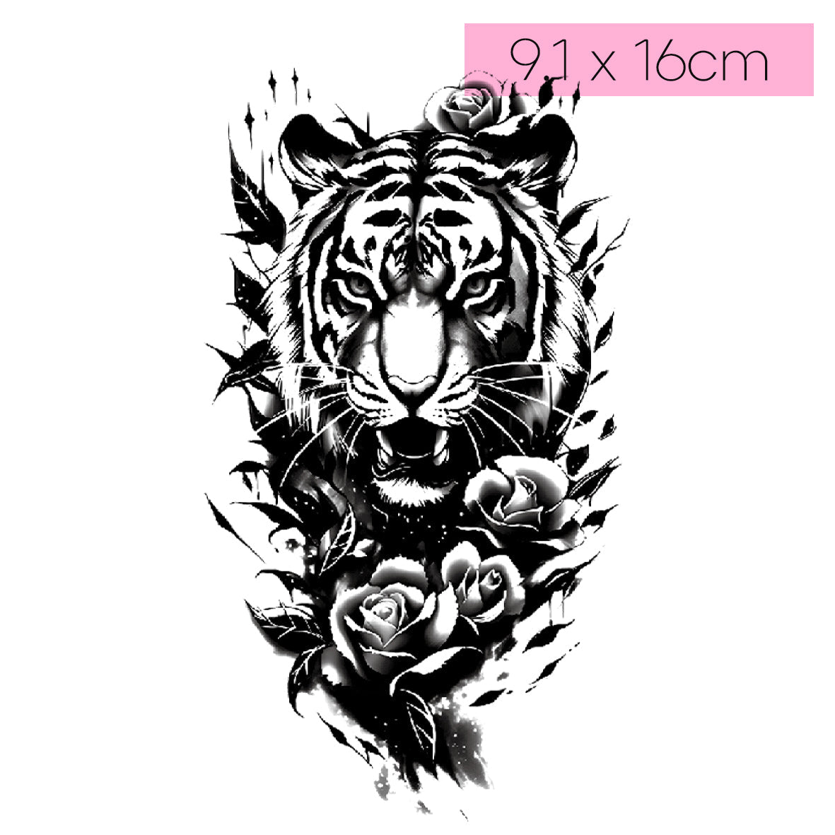 [B16]Tiger Blossom - Tatou - Natural Two Weeks Tattoo