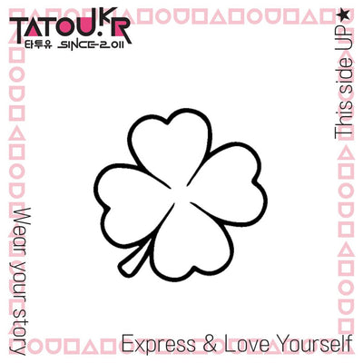 Fourleaf Clover - Tatou - Natural Two Weeks Tattoo