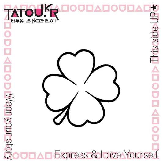 Fourleaf Clover - Tatou - Natural Two Weeks Tattoo