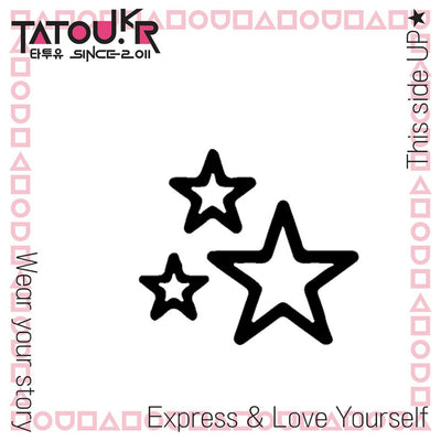 Friendship Stars - Tatou - Natural Two Weeks Tattoo