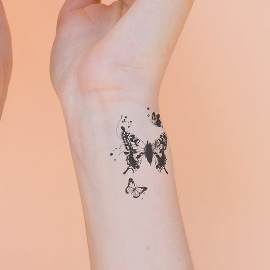 [Q02]Ink Butterfly - Tatou - Natural Two Weeks Tattoo