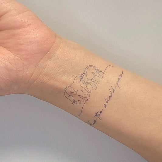 [Q09]This too shall pass - Tatou - Natural Two Weeks Tattoo