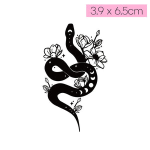 [Q22]Lunar Serpent - Tatou - Natural Two Weeks Tattoo
