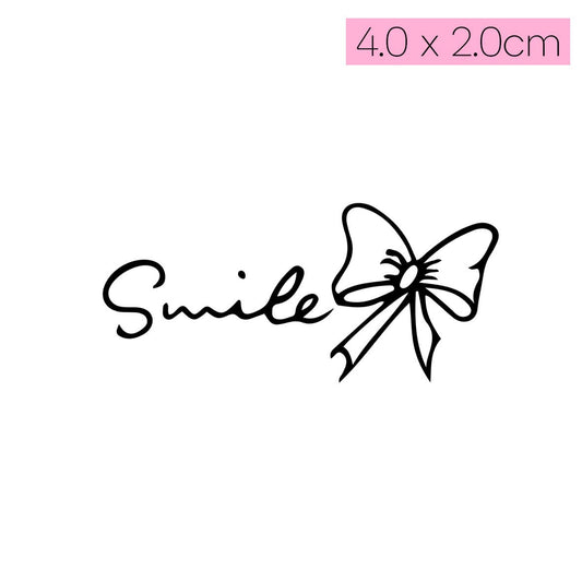 [S22]Smile Ribbon - Tatou - Natural Two Weeks Tattoo