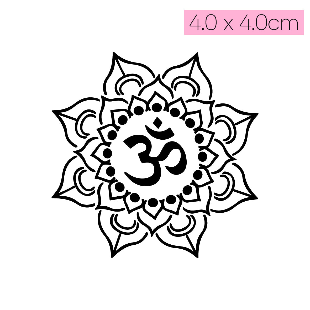 [S78]Om Mandala - Tatou - Natural Two Weeks Tattoo