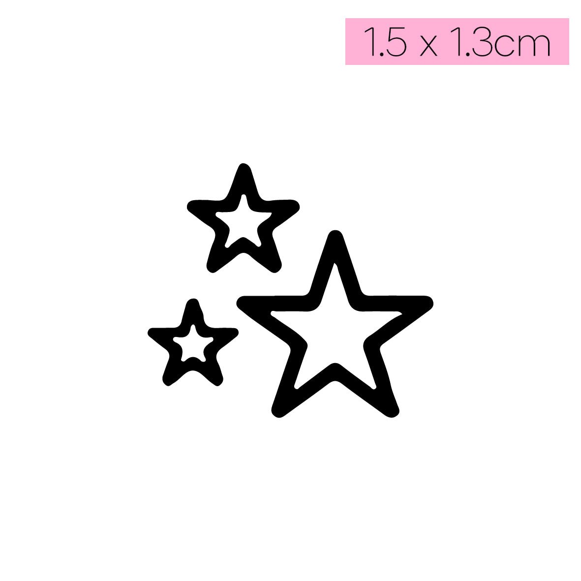 [T02]Friendship Stars - Tatou - Natural Two Weeks Tattoo