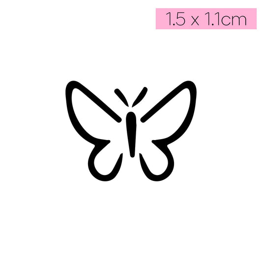 [T18]Cutie Butterfly - Tatou - Natural Two Weeks Tattoo