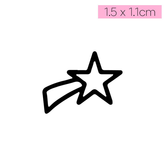 [T42]Shooting Star - Tatou - Natural Two Weeks Tattoo