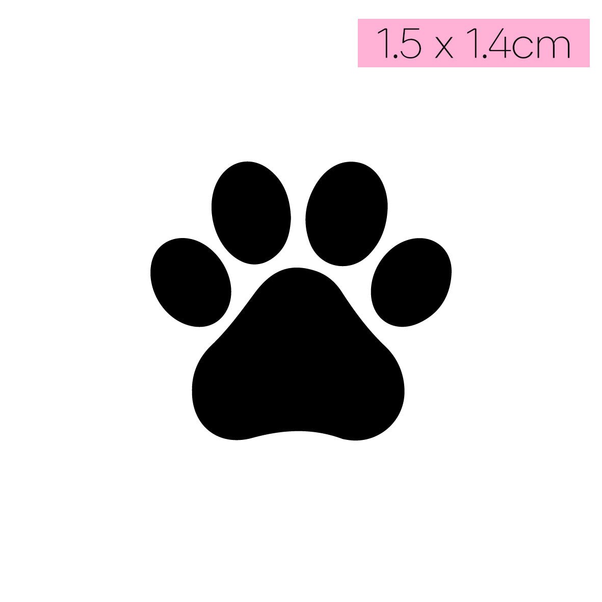 [T62]Dog Paw - Tatou - Natural Two Weeks Tattoo