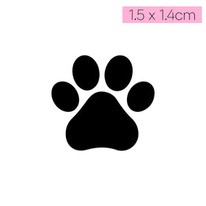 [T62]Dog Paw - Tatou - Natural Two Weeks Tattoo