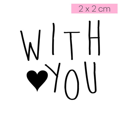 [T78]With You - Tatou - Natural Two Weeks Tattoo